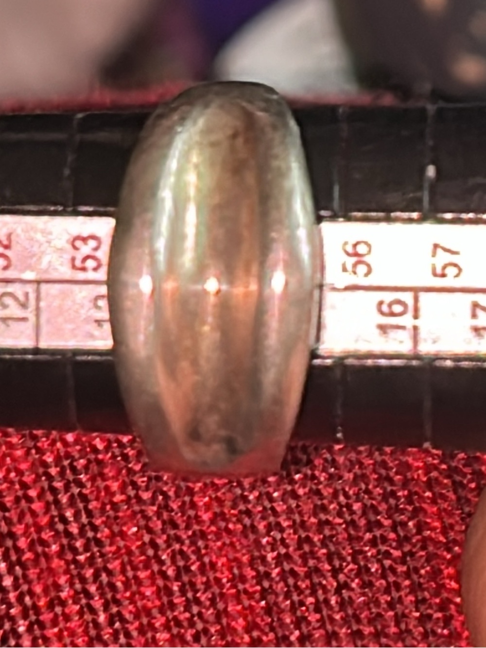 Vintage sterling silver signed AAR 925 ring .